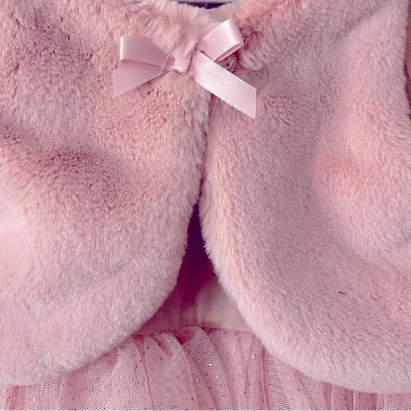 092 The Children's Place Pink Tulle Dress with Vest - Picture 7 of 9